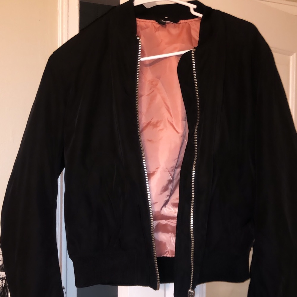 H&M Black Bomber Jacket